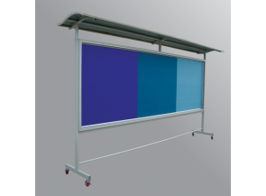 Outoor mobile cloth notice board